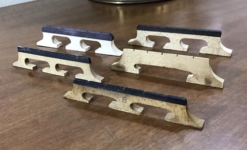Vintage string banjo bridge - 5,