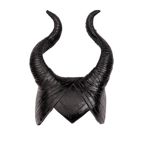 Black latex horns evil - black, queen