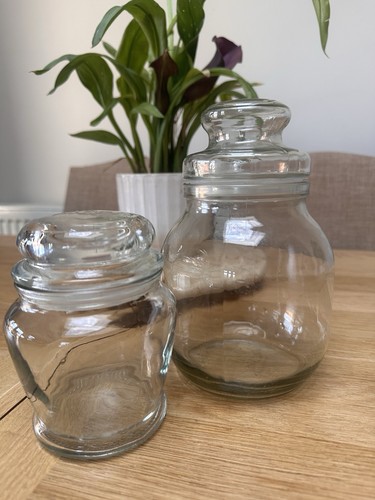 Pair clear glass - pair,