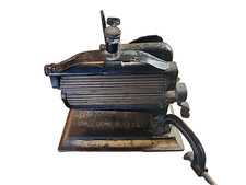 Antique Crown Fabric Fluting Pleater Crimper Roller Machine Cast Iron Pat 1875