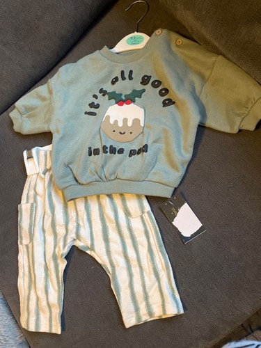 Babys christmas pudding jumper - babys,