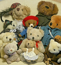 10 x Vintage Teddy Bears