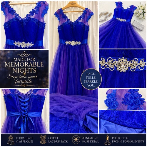Formal royal blue violet - royal, &