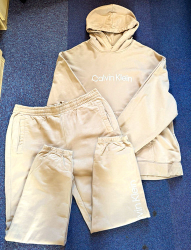 Calvin klein men beige 2pc - calvin, men's