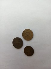 3 X Old Foreign Coins 1960s /