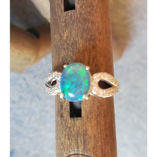 Sterling silver blue fire - silver,