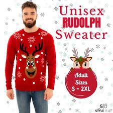 Mens Womens Ladies Adults Novelty Christmas Xmas Jumper Sweater Fun Festive Gift