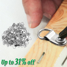 100Pcs Picture Frame D Ring