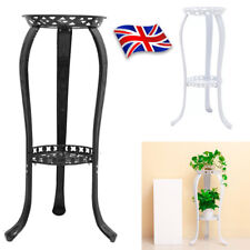 80cm Tall Metal Flower Plant Pot Display Plant Stand Shelf Garden Indoor&Outdoor