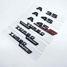 3D ABS Glossy Black Letters