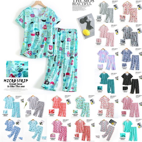 Ladies loose pyjamas - loose, v