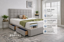 Plush divan bed - divan, with