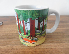 The Gruffalo Brightly Coloured Wraparound (Fox, Owl) Ceramic Mug Excellent Cond