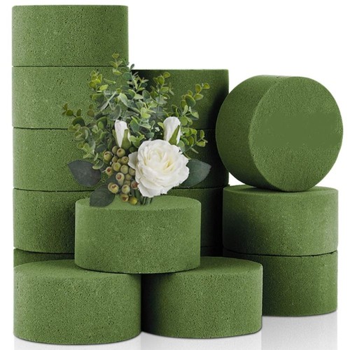 Round floral foam blocks - foam,