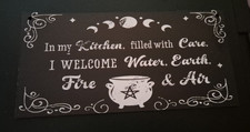 Hanging Sign Wicca "In my