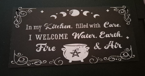 Hanging sign wicca my - sign,