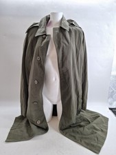Royal Marines Mens Raincoat Size 10 Swallow Raincoats Ltd Long Green Militaria
