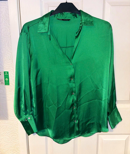 Zara green solid - green,