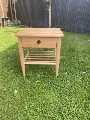 Side table wooden oak end - table,
