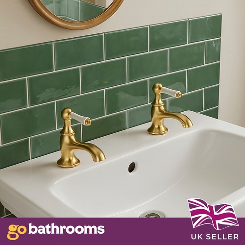 Traditional brushed gold basin - brushed,