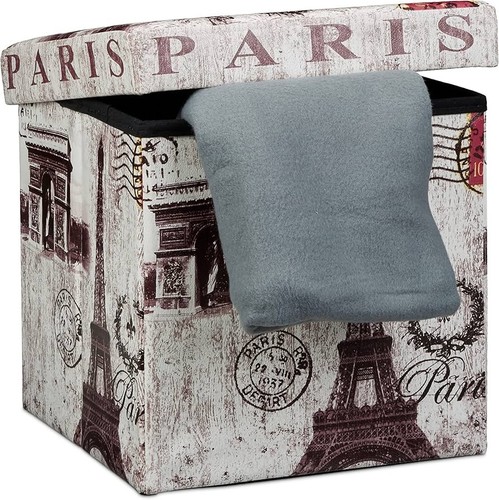 Folding storage ottoman cube - storage,