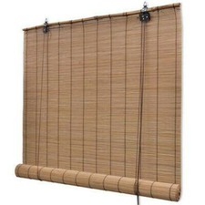 Bamboo Roller Blind Brown