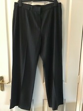 PRINCIPLES Trousers / pants size 16 in a grey pinstripe, small hole @ waistband 