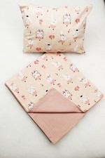 2 pc blanket set for cradle