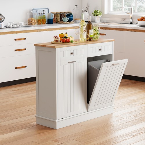 Double tilt out white - out,