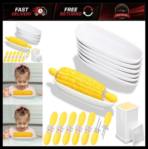 Ceramic corn dishes - dishes,