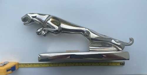 Jaguar leaping chrome desk - chrome,