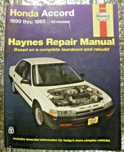 Haynes repair manual book - repair,