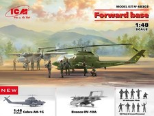 ICM48303 - ICM Ltd Ed 1:48 - Cobra AH-1G and Bronco OV-10A w/figures