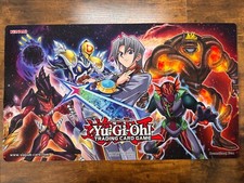 Yugioh playmat Aster Pheonix & Destiny Hero 2017 Win a Mat Playmat