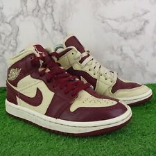 Air Jordan Trainers Size 3 Womens 1 Mid SE Split Cherrywood  Sneakers Shoes