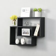 Modern Box Shelves Floating Wall Mounted Cube Storage Shelving Hanging Shelf UK