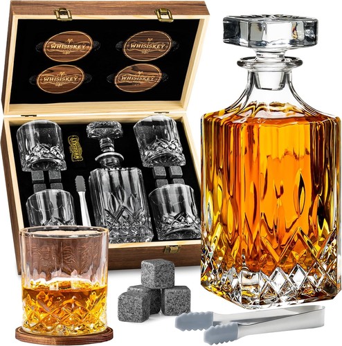 Whiskey decanter gift - decanter, set