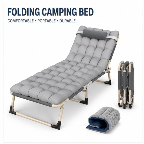 Folding bed camping travel - folding,
