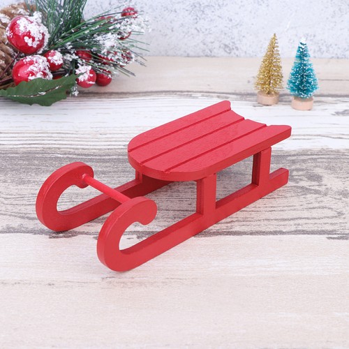 2pcs christmas wooden sleigh - christmas,