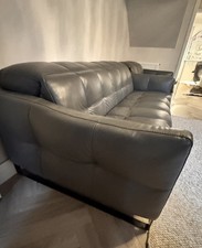 NATUZZI 3 Seater Leather Sofa