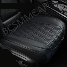 Car Front Seat Cover Full Surround Breathable PU Leather Pad Mat Chair Cushion