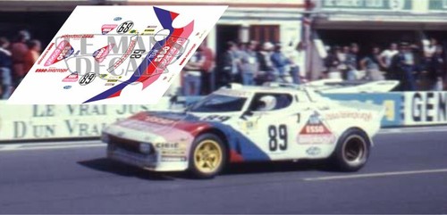 Decals lancia stratos turbo - decals, le