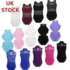 UK Girls Kids Ballet Leotards