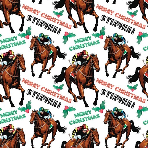 Personalised christmas horse - personalised,