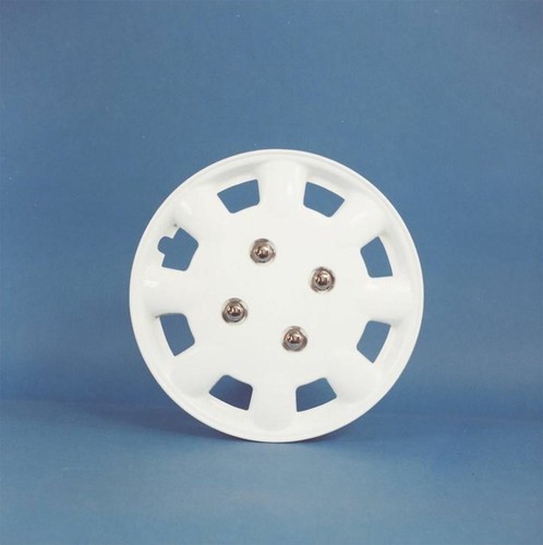Wheel trims pair white - 13",
