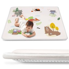 Baby Play Mat Soft Crawling Carpet Non-Slip Foldable Non-Toxic Animals Game Mat
