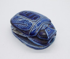 VINTAGE BLUE SCARAB BEETLE