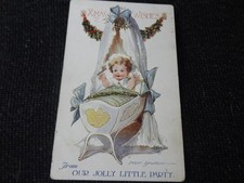 Artist Signed Fred Spurgin Comic Xmas Greetings Postcard - 107538