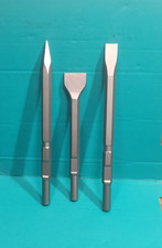 3pc Breaker chisel set flat &