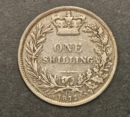 1872 one shilling queen - shilling,